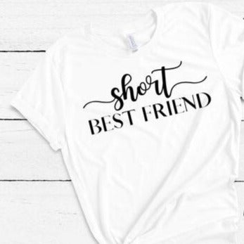 T Shirt Meilleure Amie Short Best Friend - MatchingMood