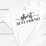 T Shirt Meilleure Amie Short Best Friend - MatchingMood
