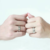 Bague Couple Gravable
