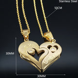 Collier Coeur Séparable Couple Love Dimensions