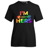 T Shirt Couple LGBT Femme - I'm Hers
