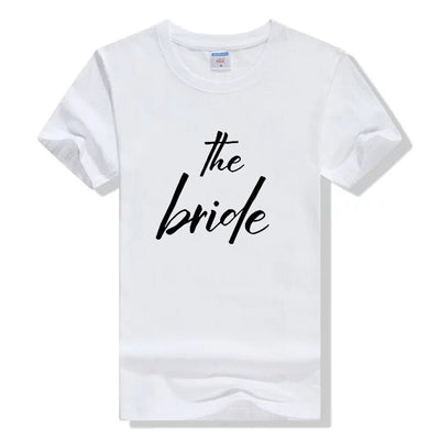 T Shirt Meilleure Amie EVJF - The Bride Blanc - MatchingMood