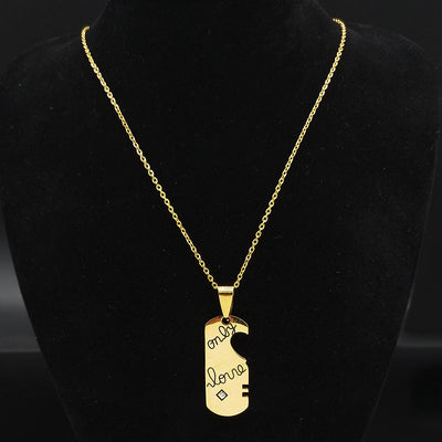 Pendentif Amoureux Séparable Cle Only Love