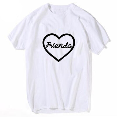 T-Shirt Best Friends Forever 3 - Friends Blanc