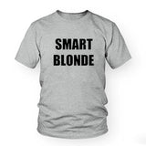 Smart Blonde T-Shirt Grey