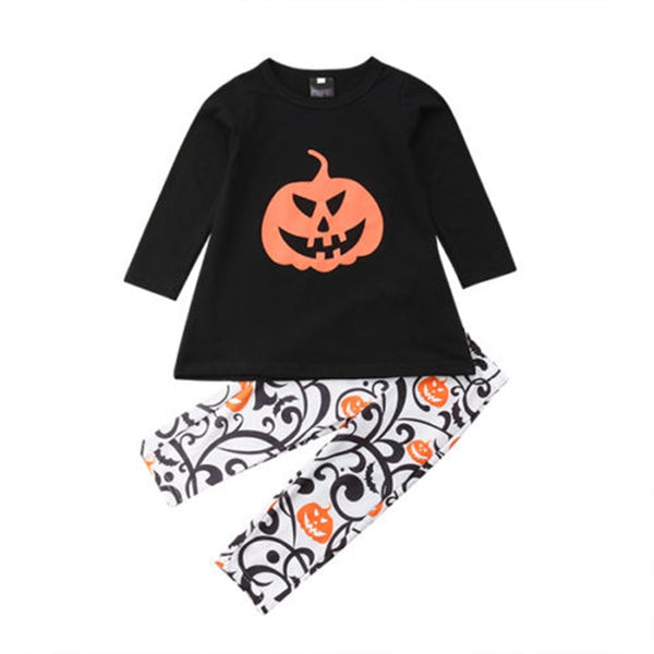 Pyjama Halloween Fille Citrouille