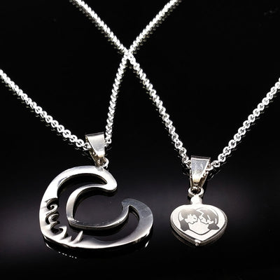 Pendentif Coeur Couple Séparable