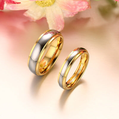 Bague Carbure de Tungstene pour Amoureux en Couple - MatchingMood