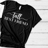 T Shirt Meilleure Amie Tall Best Friend - MatchingMood