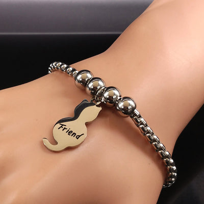 Bracelet d'Amitié Chats - Meilleure Amie - MatchingMood