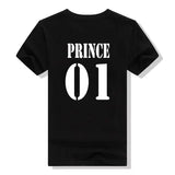 T Shirt Couple Prince 01 Noir