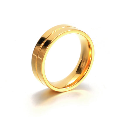 Bague Couple Mariage Fantaisie Or