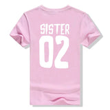 T-Shirt Sister 01 Sister 02 Rose