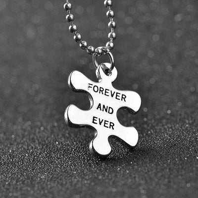 Collier Couple Puzzle Love