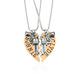 Collier Couple Bonnie Clyde Or - MatchingMood
