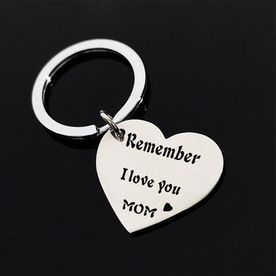 Porte Clé Mère Fille Coeur Amour