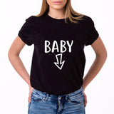 T-Shirt Couple Baby Noir