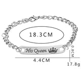 Bracelet Couple His Queen - Matchingmood