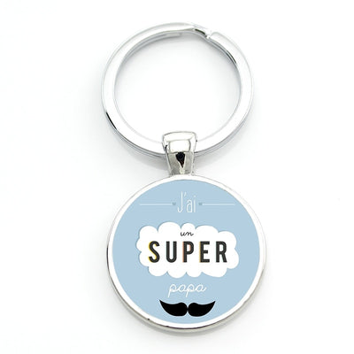 Porte Clé pour Père Français