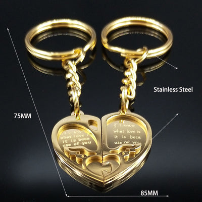 Porte Clé En Forme De Coeur Amoureux