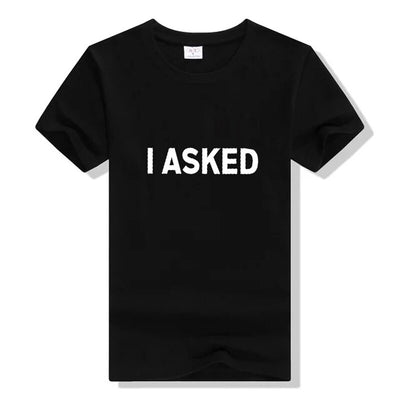 T Shirt Couple J'ai Dit Oui - I Asked Noir - MatchingMood