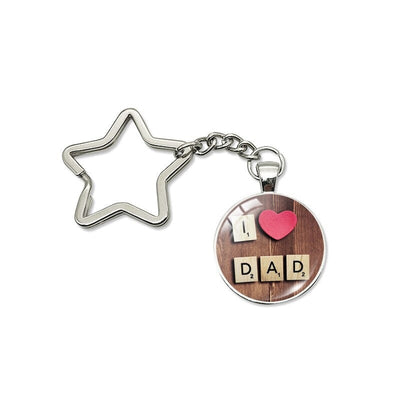 Porte Clé Père Fils Étoile