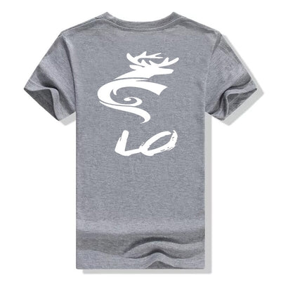 Tee Shirt Couple Love Biche Gris