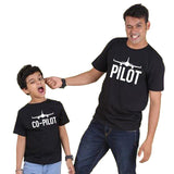 T Shirt Pilot Co-Pilot Noir