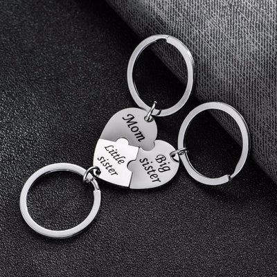 Porte Clé Mère Fille Trois Pièces