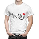T-Shirt Hubby blanc