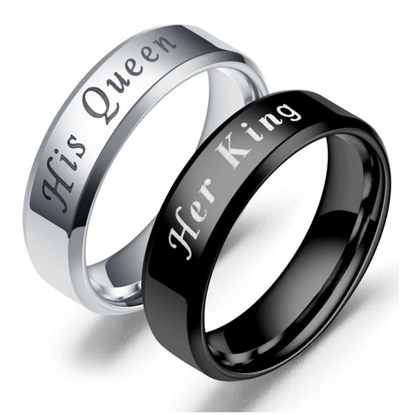 Bague Her King His Queen