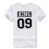 Tee Shirt King et Queen - King 09 Blanc