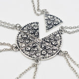 Collier d'Amitié En Forme de Pizza à 6