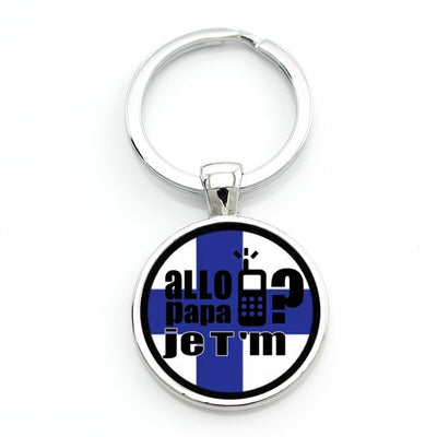 Porte Clé pour Père Français