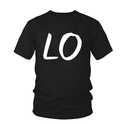 T-shirt Couple Love Homme Noir - MatchingMood