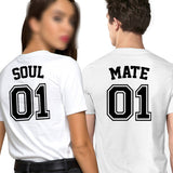 Tee Shirt Meilleure Amie Soul Mate - MatchingMood