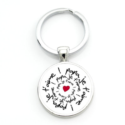 Porte Clé pour Père Français