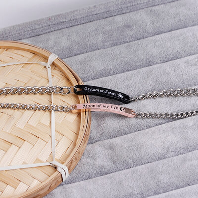 Bracelet Lune et Soleil Couple