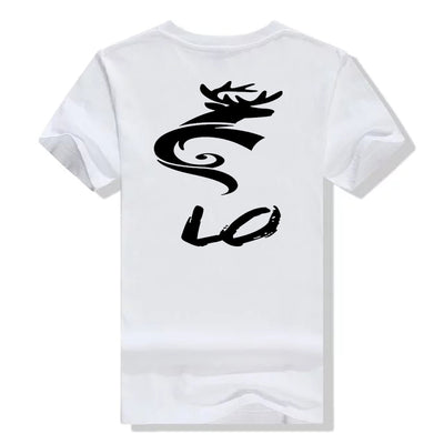 Tee Shirt Couple Love Cerf Blanc