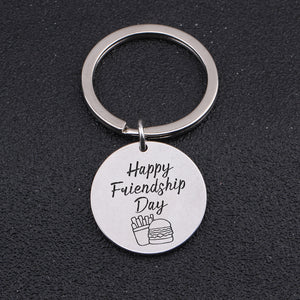 Porte Clé d'Amitié Argent