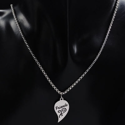 Collier Coeur Meilleures Amies Amitié sincère