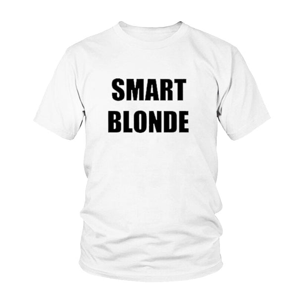 Smart Blonde T-Shirt Blanc