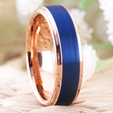 Bague Couple Bleu