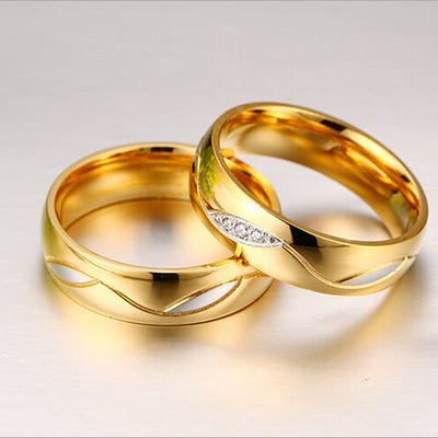 Bagues de Couple Assorties