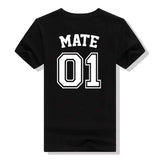 Tee Shirt Mate Noir pour Meilleure Amie