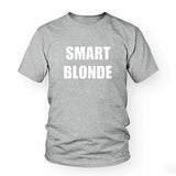 Smart Blonde T-Shirt Gris