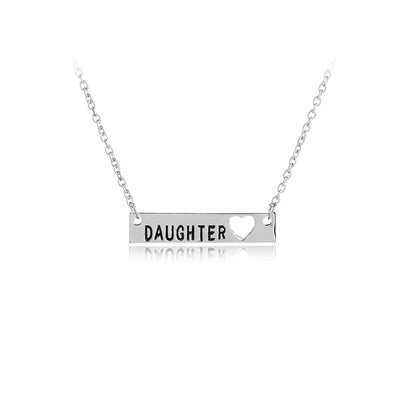 Collier Mère Fille Rectangulaire
