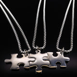 Collier d'Amitié 3 Parties Puzzle Dos