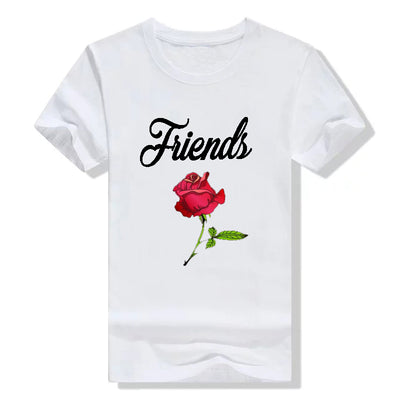 Tee-shirt Best Friends - Friends Roses