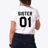 T-Shirt Sister 01 blanc